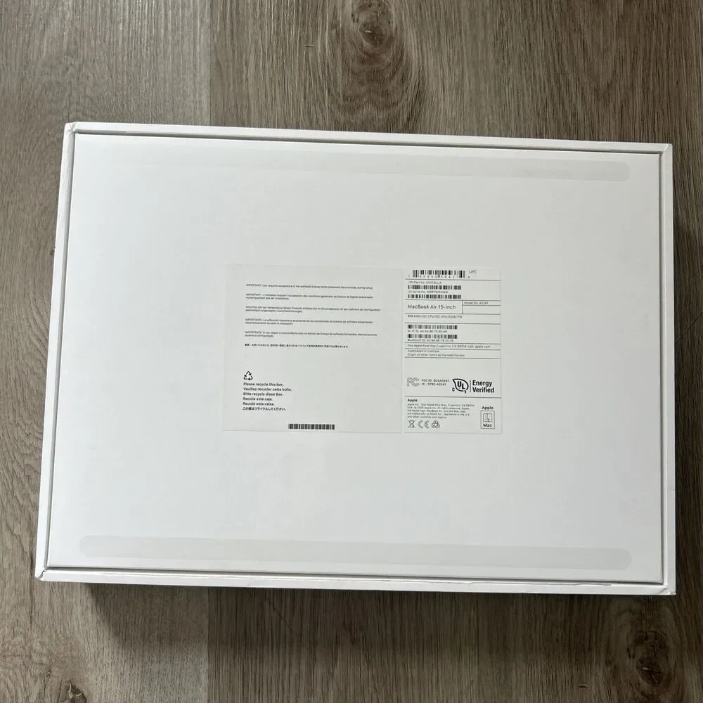 EMPTY BOX ONLY 2025 MacBook Air 15 inch M4 Laptop Model A3241 32 GB Ram 1TB SSD
